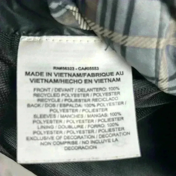 Nike Men's Golf Windbreaker Jacket Black XL Mock Neck Zip-Up - Picture 8 of 10